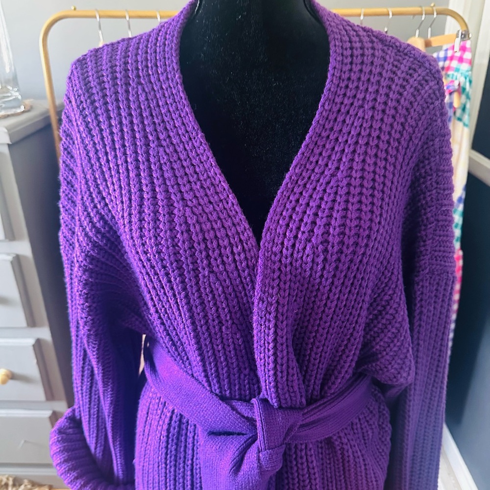 KNIT CARDIGAN Dress
